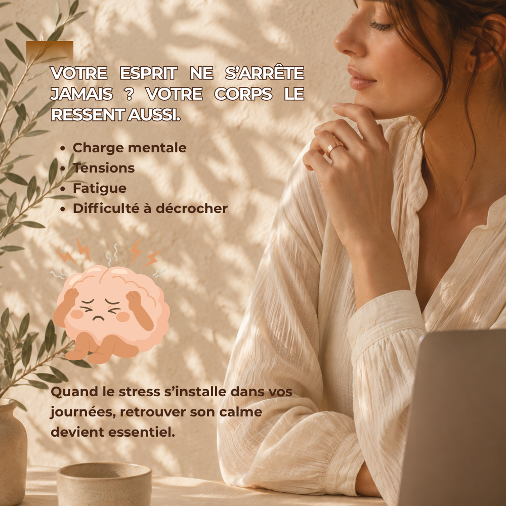Bague en cuivre magnétique anti-stress ajustable